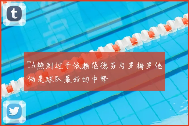 TA热刺过于依赖范德芬与罗梅罗他俩是球队最好的中锋